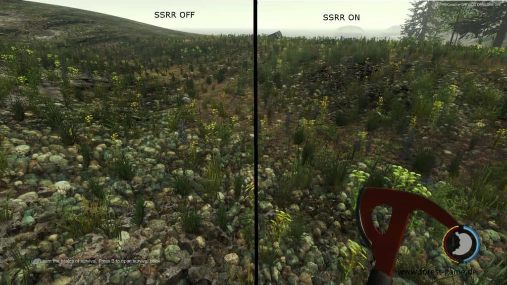 The Forest SSRR Taste - Grafikvergleich