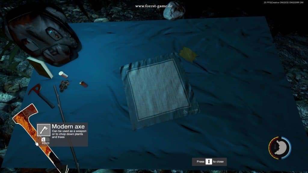 The Forest - Moderne Axt in Version 0.03