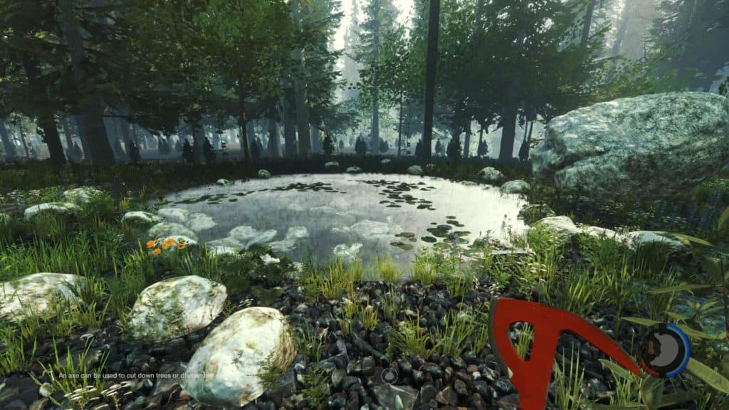 The Forest 0.06 korrekte Wasserspiegelung auf höchster Grafikleistung