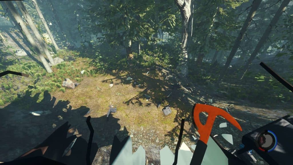 The Forest - Die neuen Absturzstellen werden zufällig berechnet und sind zahlreicher. Leider ist diese hier viel zu hoch.
