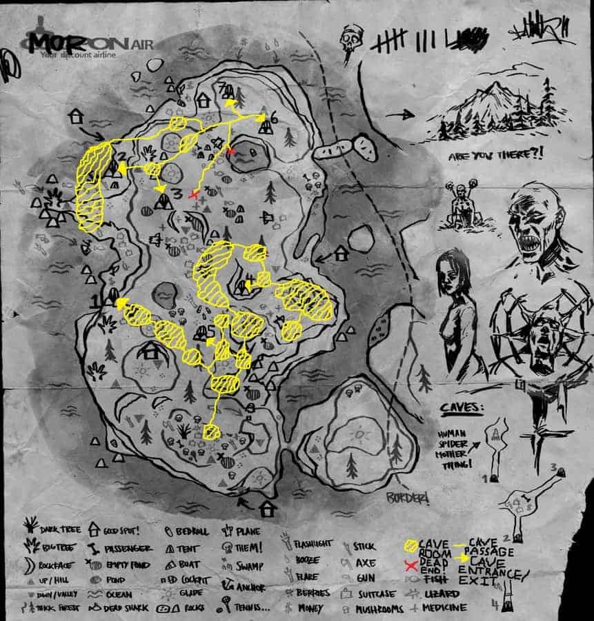 The Forest Cave Map