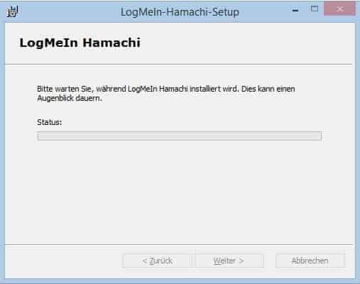Bild 1: Hamachi installieren