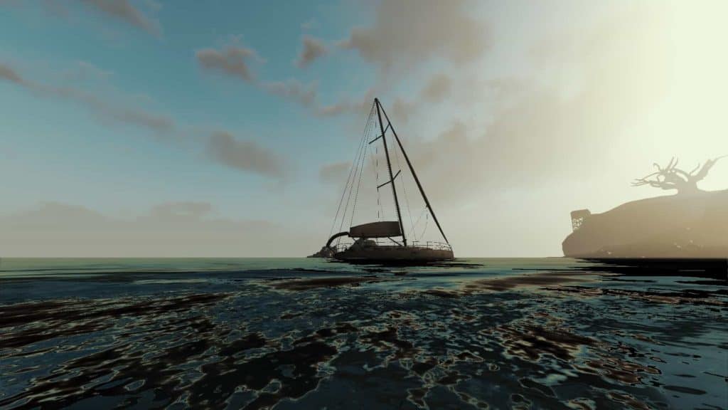 Screenshot Foto Perspektive der Yacht