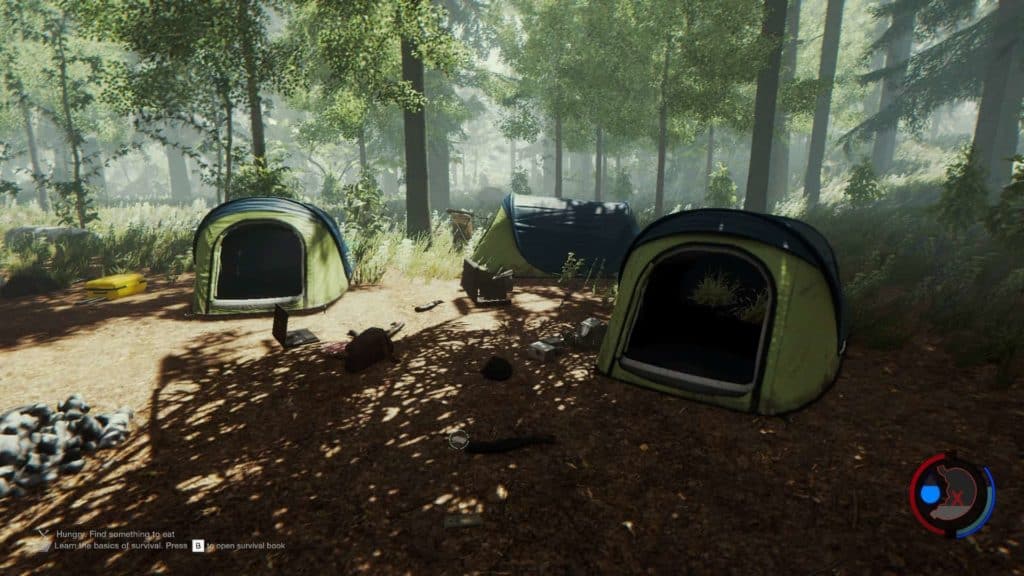 The Forest - Neue blaue Zelte in Version 0.25