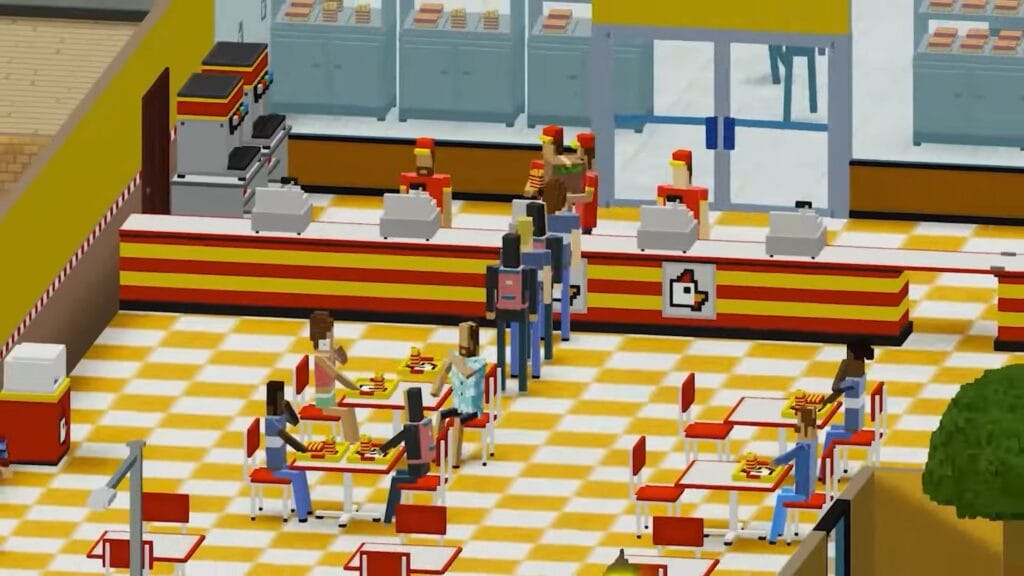 Das Fastfood-Restaurant und der Drogenhandel müssen laufen