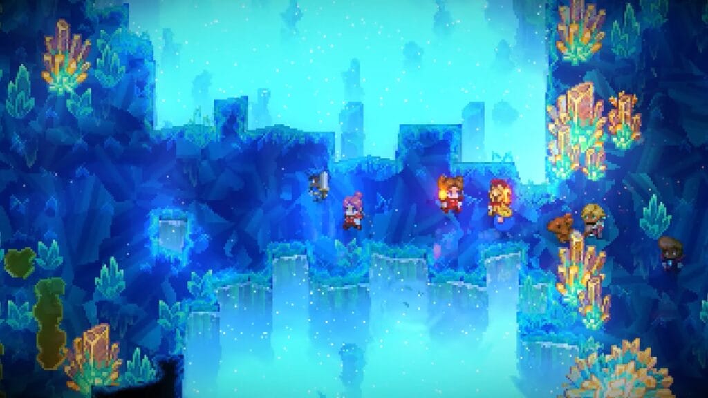 Bis zu 8 Spieler können gleichzeitig eine Höhle erforschen