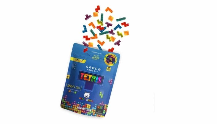 Tetris mit Weingummis spielen - lecker!
