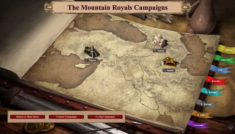Age of Empires II: The Mountain Royals ist jetzt verfügbar