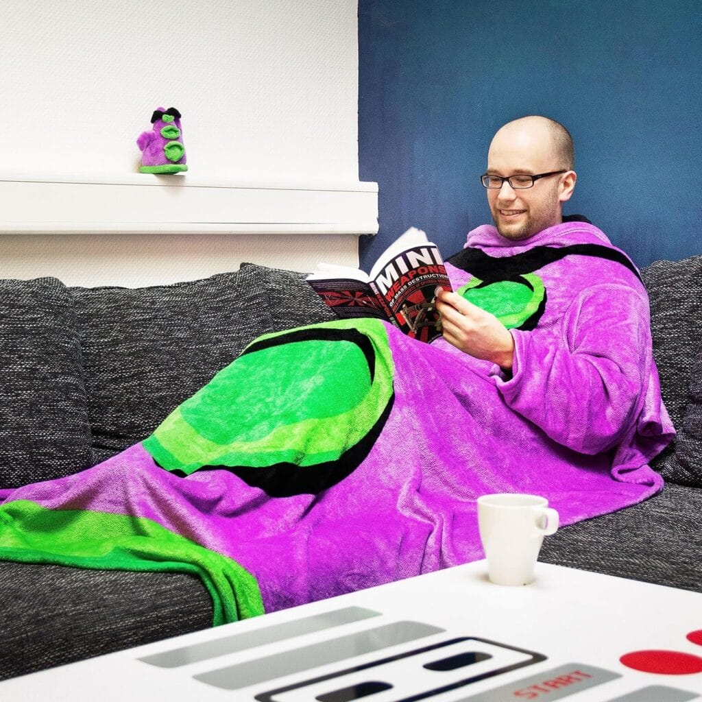Gemütlich als Tentakel auf der Couch liegen
