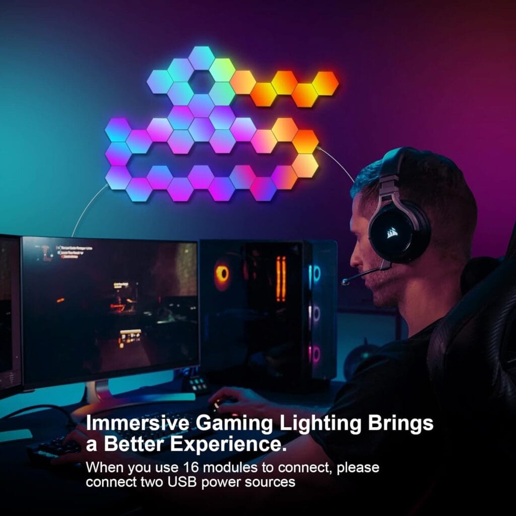 Das Set macht sich auch gut im Gaming-Zimmer