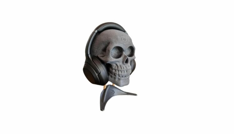 Enhanc3d Designs Headset-Halterung Totenkopf