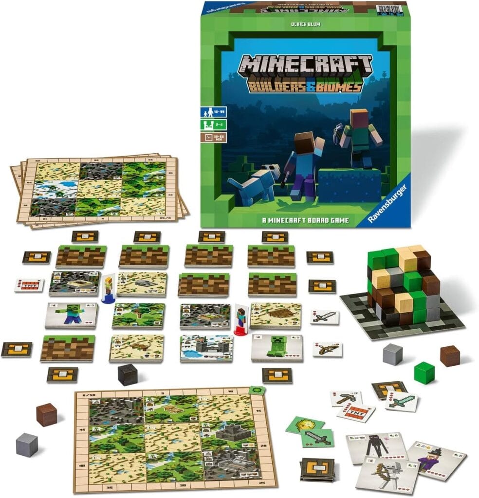 Minecraft Builders & Biomes aufgebaut