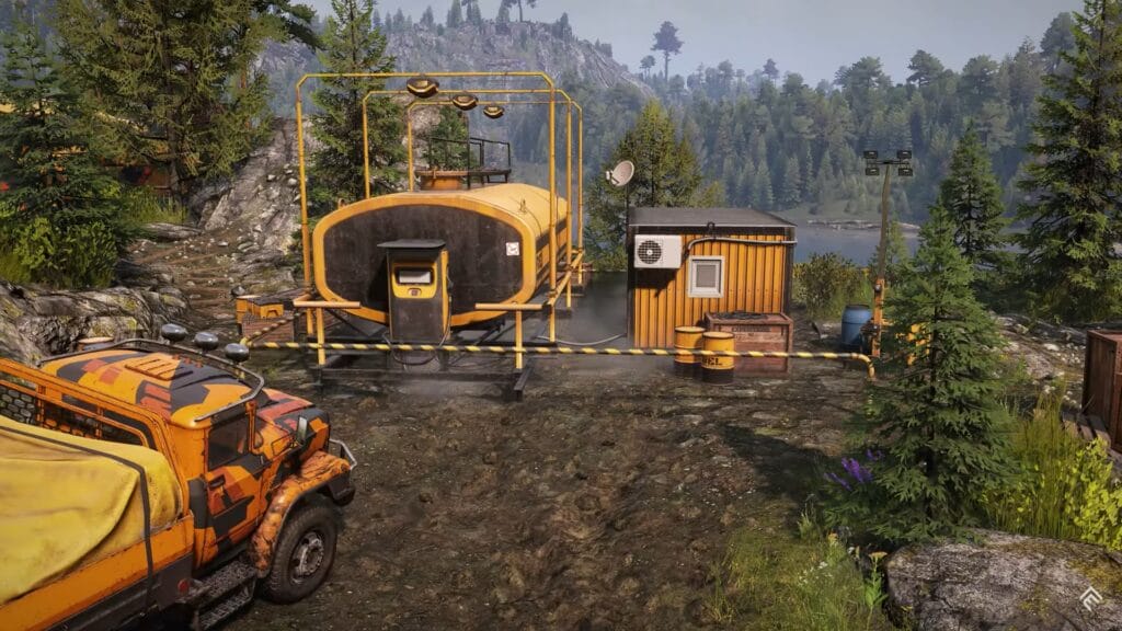 Basis errichten in Expeditions: A MudRunner Game