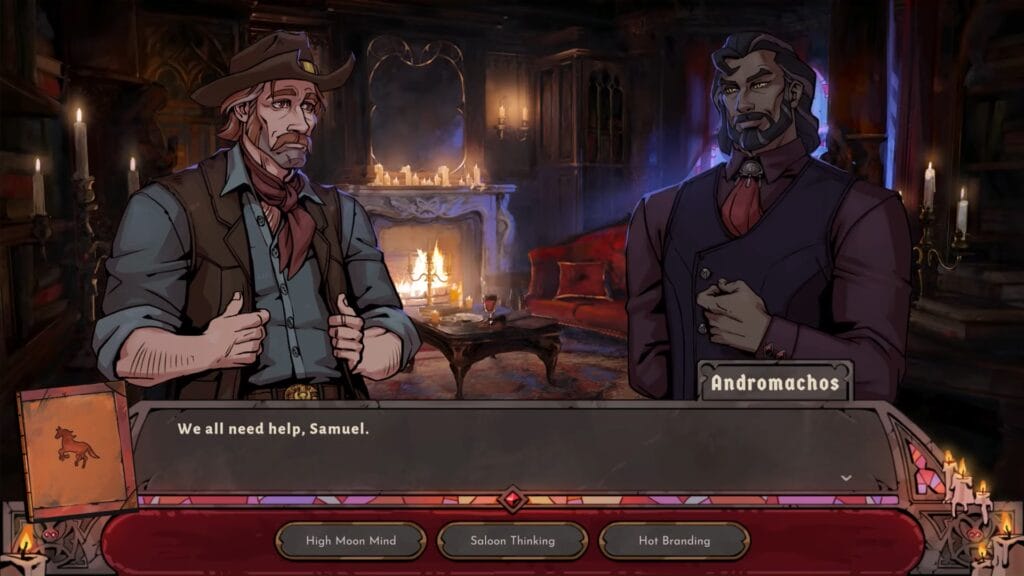 Ein Cowboy und ein Vampir in Vampire Therapist
