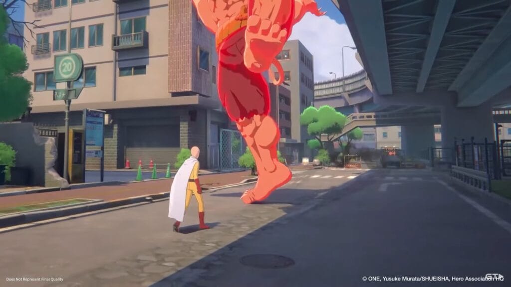 Das Monster ist größer als Saitama