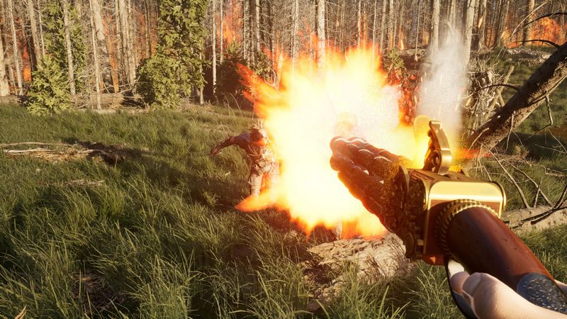 Decadent Shooter mit viel Feuer