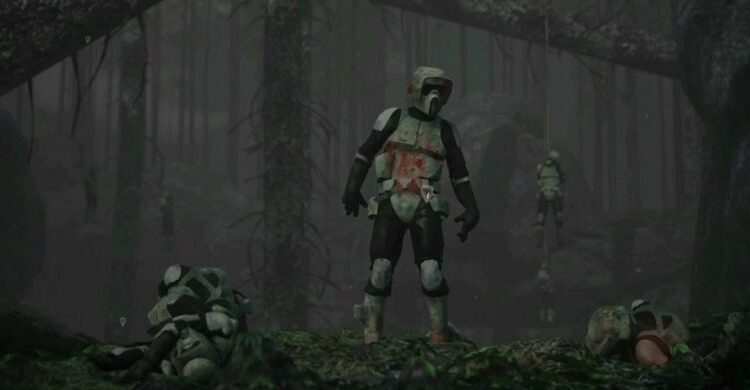 Star Wars Deathtroopers im Wald