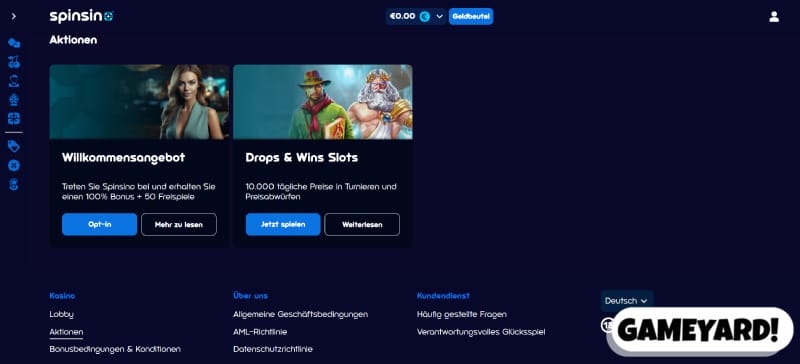 Aktivieren Ihr den Bonus über PayPal auf der Casino Website