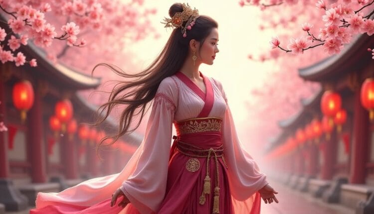 Sakura Fortune Slot Game Review: A Visual Masterpiece, Concept art for illustrative purpose, tags: und - Monok