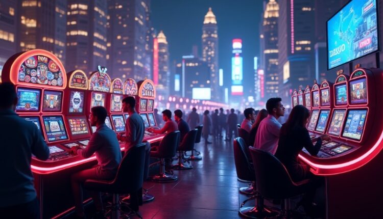 2025: AI, Cryptocurrency, and the Future of Online Gambling in Gauteng, Concept art for illustrative purpose, tags: und die - Monok