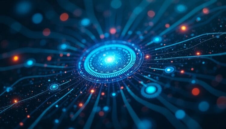 AI in Gambling: Balancing Efficiency and Compliance, Concept art for illustrative purpose, tags: ki und - Monok