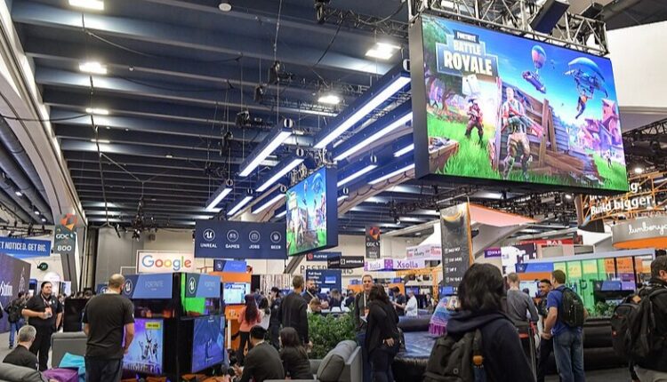 Fortnite Battle Royale at GDC 2018, tags: epic games - CC BY-SA