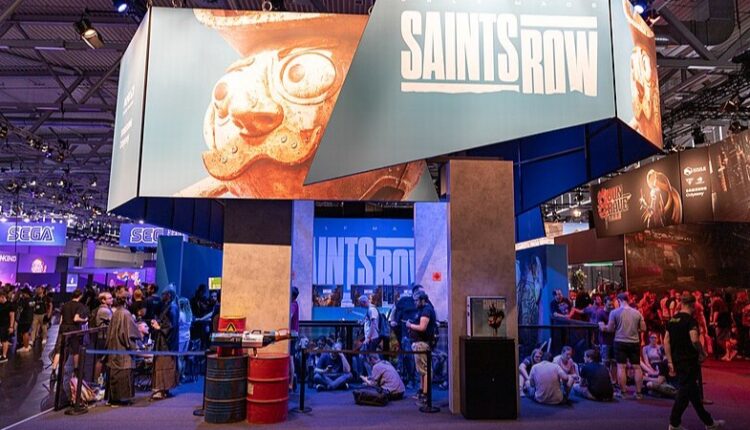 Saints Row exhibition stand at Gamescom 2022 in Cologne, Germany, tags: die 2025 und - CC BY-SA