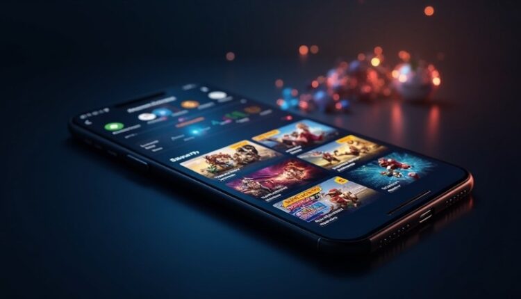 The evolution of igaming: from online casinos to mobile betting, Concept art for illustrative purpose, tags: die - Monok