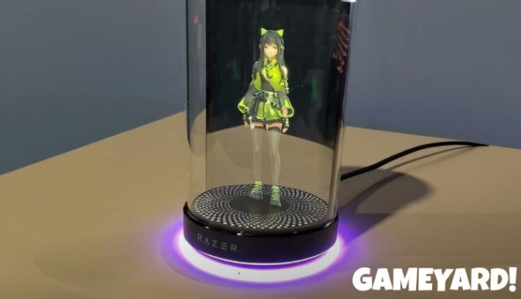 Razer Project AVA at CES 2026. An AI Desk Companion  #ces2026razer   #ces #ces2026 #razerces2026 - Digital concept art for illustrative purpose, tags: auf der - Monok