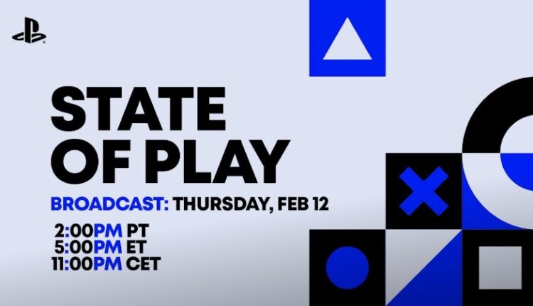 Tune in live this Thursday for 60+ minutes of news, gameplay updates, and announcements from game studios across the globe. February's State of Play will spotlight eye-catching third-party and indie games headed to PS5, along with the latest from teams at PlayStation Studios.

State of Play broadcasts live February 12 at 2pm PT / 5pm ET / 11pm CEST | February 13 at 7am JST on YouTube and Twitch, and will be broadcast in English with Japanese subtitles also available. We’ll see you then!

Regarding co-streaming and video-on-demand (VOD)

Please note that this broadcast may include copyrighted content (e.g. licensed music) that PlayStation does not control. We welcome and celebrate our amazing co-streamers and creators, but licensing agreements outside our control could interfere with co-streams or VOD archives of this broadcast. If you’re planning to save this broadcast as a VOD to create recap videos, or to repost clips or segments from the show, we advise omitting any copyrighted musi, tags: sony 12. - youtube