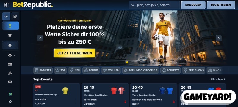 BetRepublic Screenshot