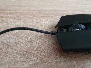 Nahaufnahme des Kabel der AUKEY GM-F1