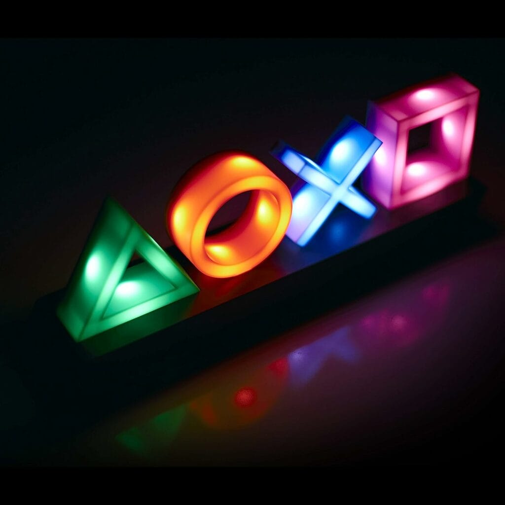 Playstation Icons Light mit 3 Lichtmodi