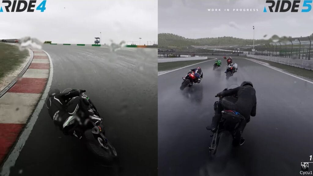 Vergleich Ride 4 und Ride 5