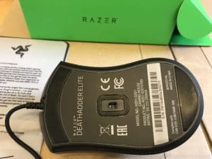 Razer Deathadder Elite von unten