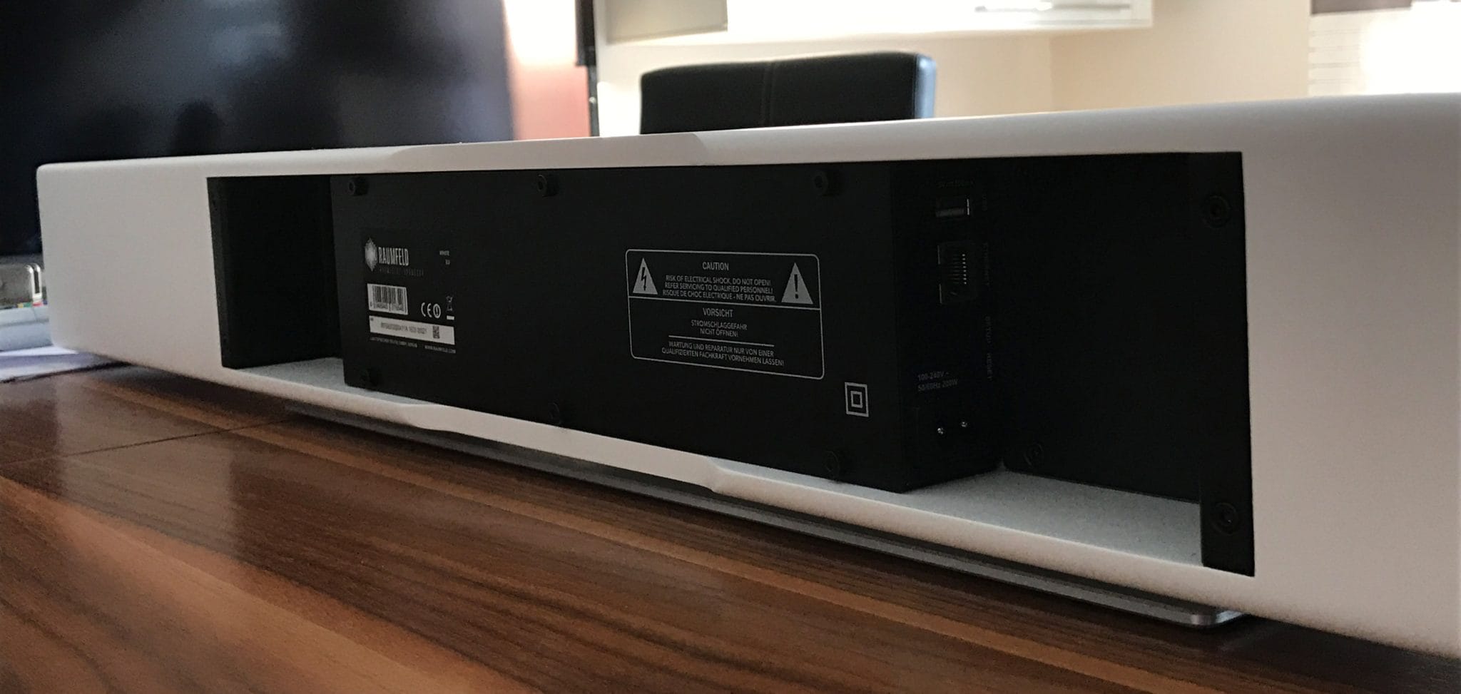 Teufel Raumfeld Soundbar hinten
